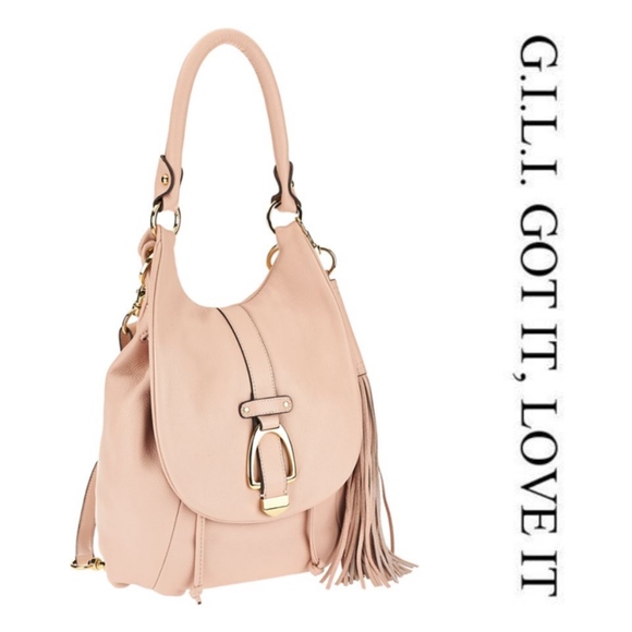 G.I.L.I Leather Convertible Backpack
